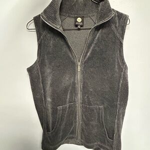 Gray Zip-Up Vest by Jones New York Sport